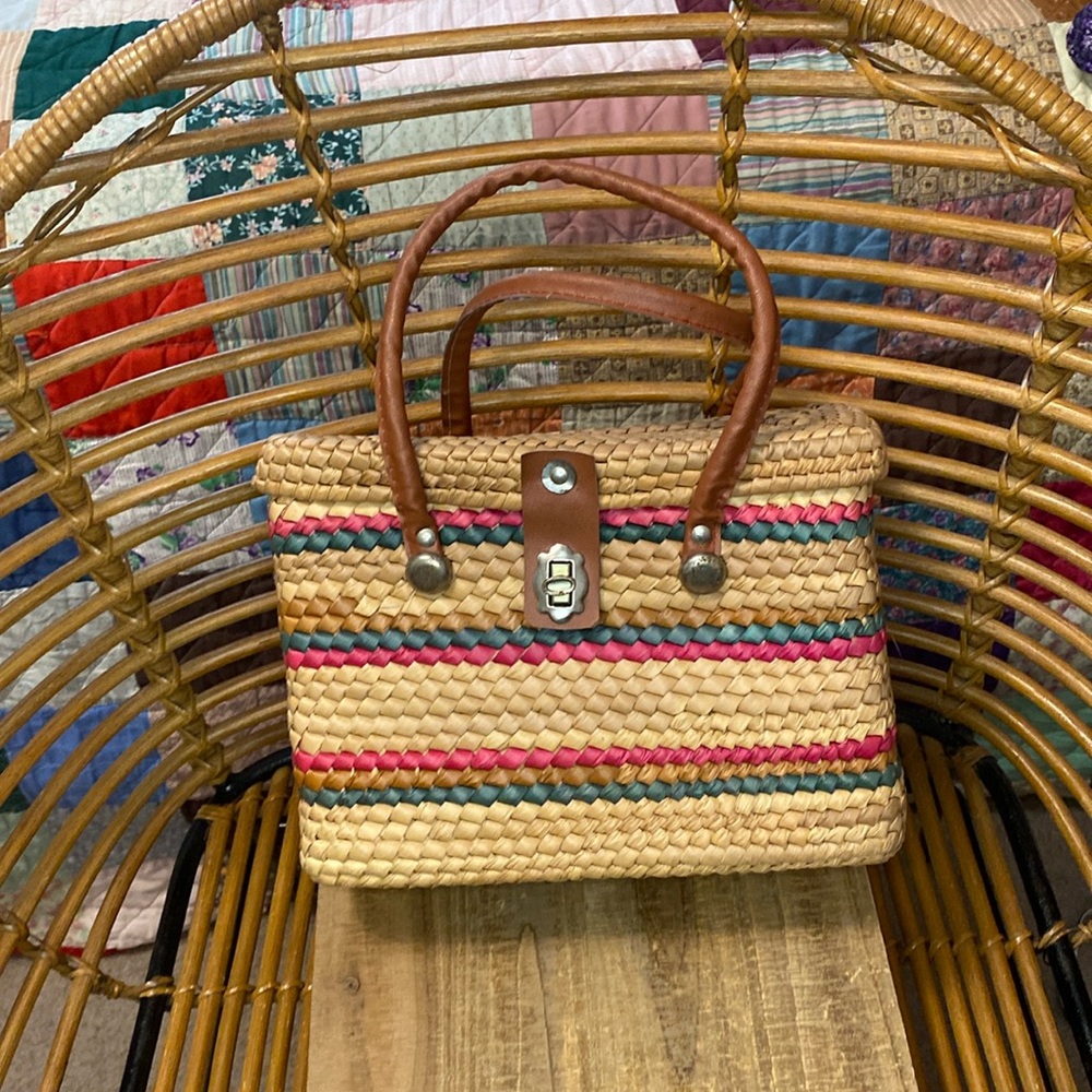 Vintage Wicker Purse